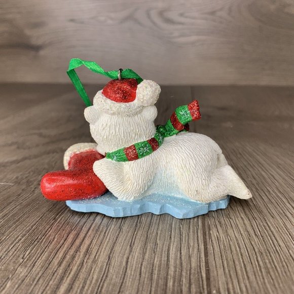 Danbury Mint The Baby Animal Ornaments Polar Bear - Picture 3 of 7